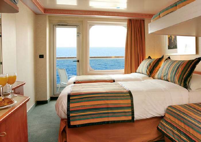 Cabina Con balcón - Costa Pacifica - Costa Cruceros
