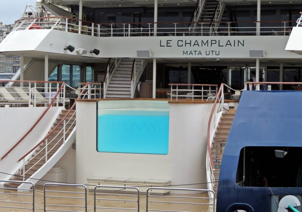 La piscina del Le Champlain es del tipo infinito.