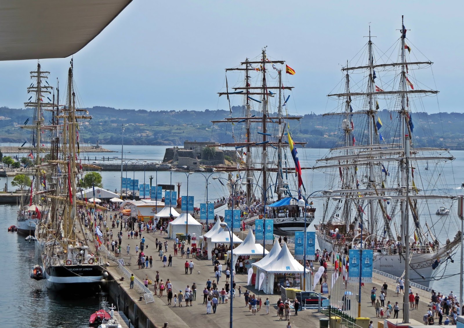 Tall Ships Races 2016 en el muelle de trasatlánticos de A Coruña