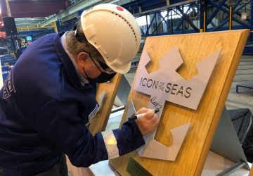 Icon of the Seas steel cut