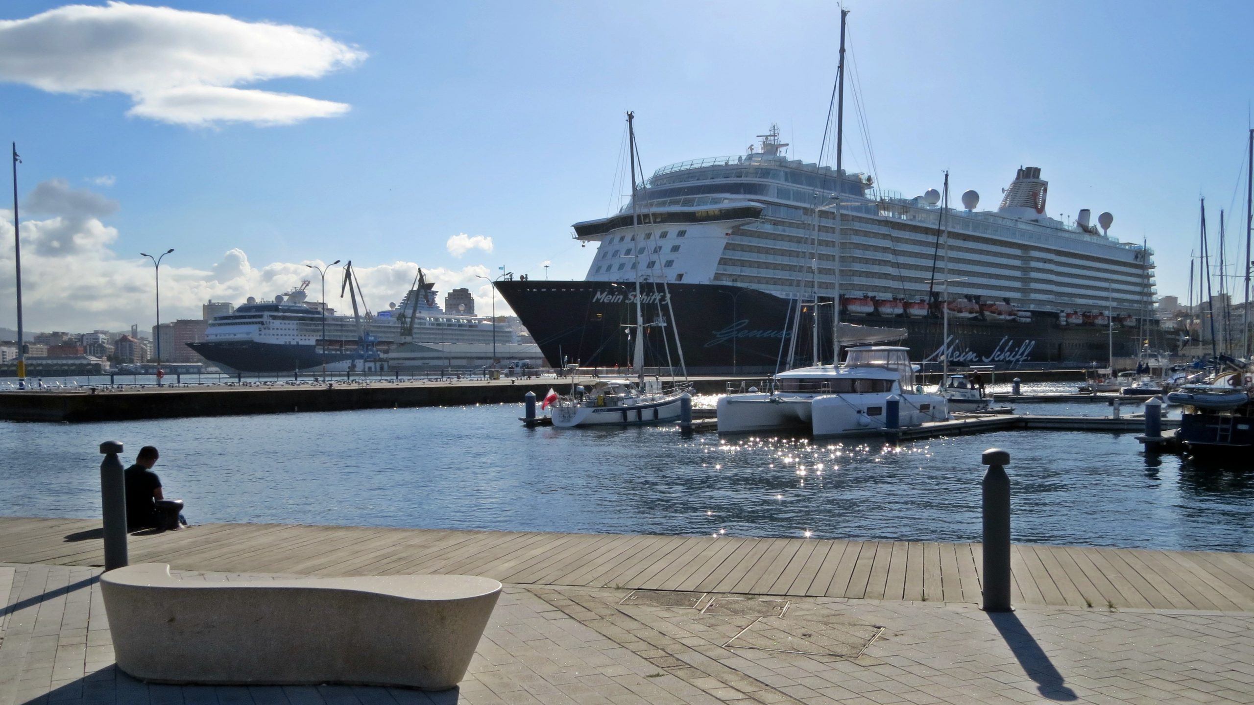 Doblete de cruceros en A Coruña