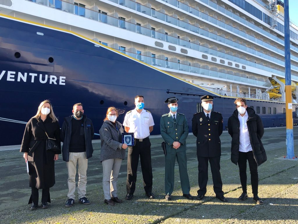 Pleno de Saga Cruises en A Coruña