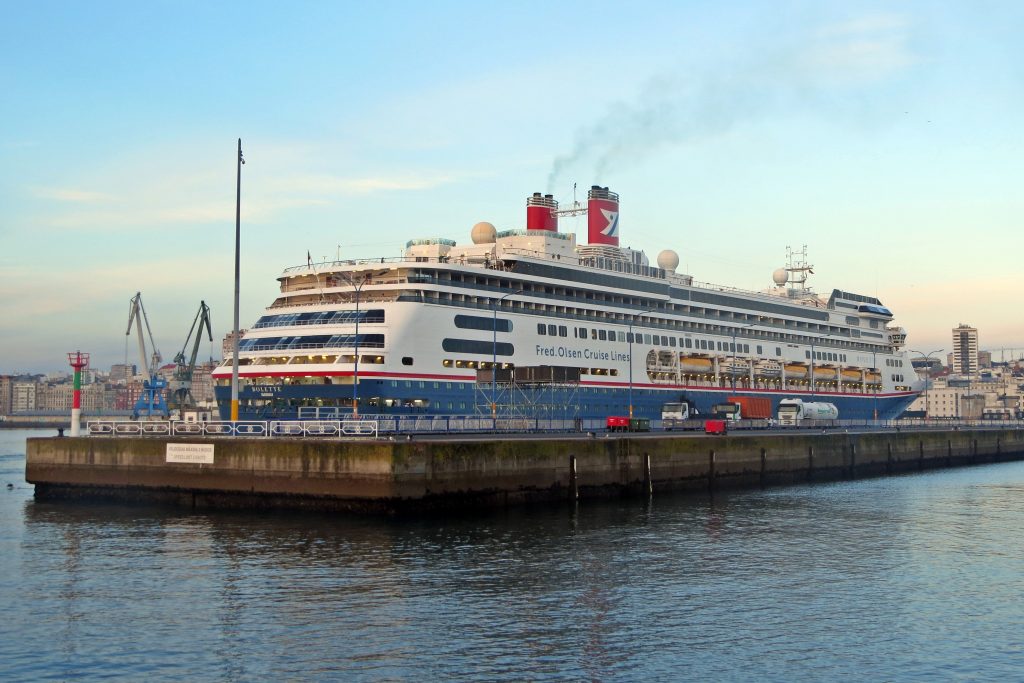 El buque Bolette hace escala en A Coruña