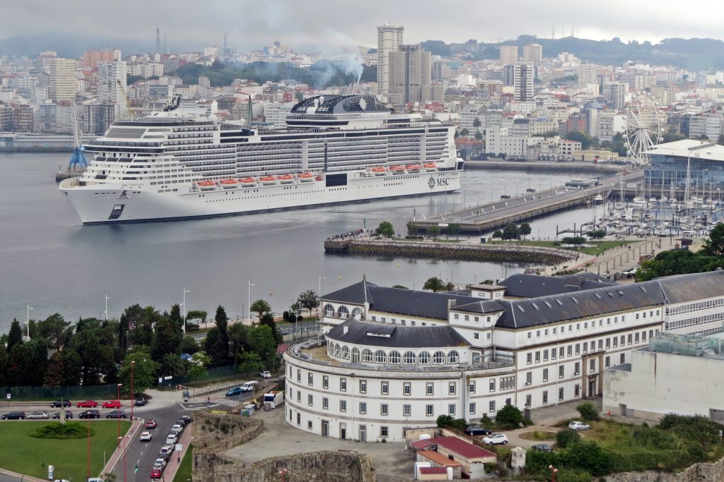 MSC Virtuosa escala inaugural en A Coruña