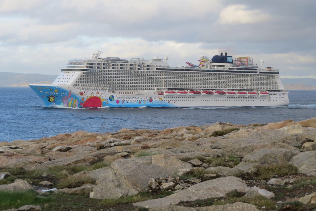 Estreno del Norwegian Breakaway en A Coruña