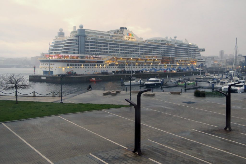 El AidaPerla en A Coruña