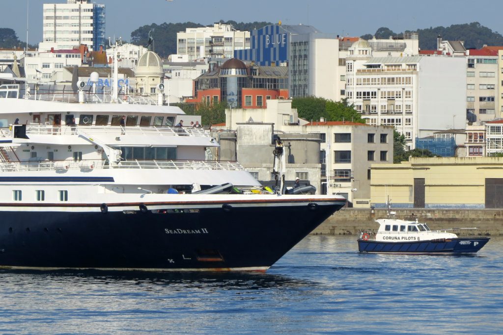 El exclusivo SeaDream II debute en A Coruña