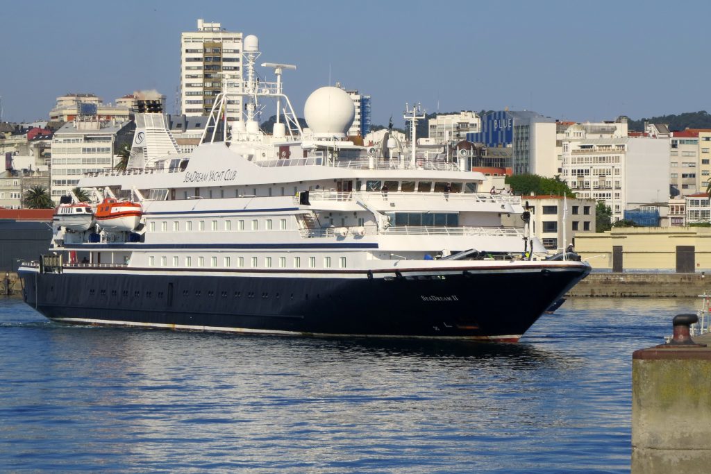 El exclusivo SeaDream II debute en A Coruña