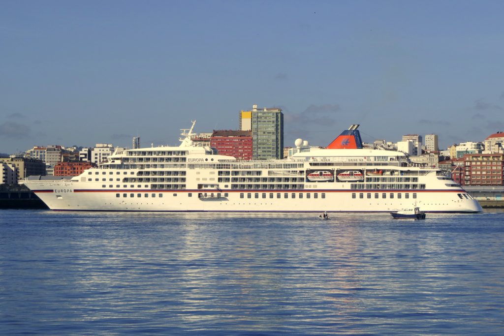 El lujoso Europa visita A Coruña