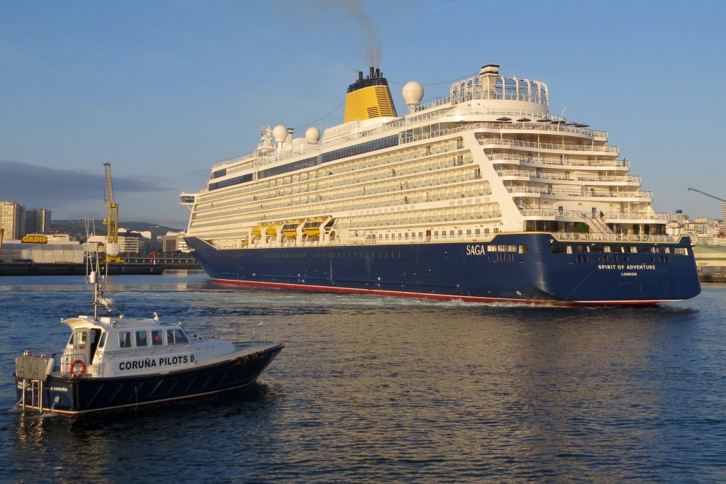 El Spirit of Adventure de nuevo en A Coruña